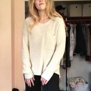 Madewell cable knit sweater